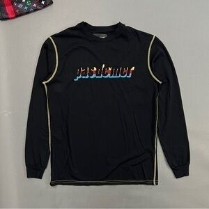 PASDEMER Italy Designer Embroidered Logo Tee Shirt